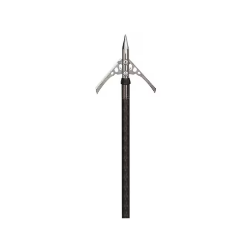 Take on big fish with the traditional feel and modern performance of the AMS Bowfishing® Water Moc™ Recurve Bow Package with Retriever Sport Reel. A sleek, sweet shooting takedown recurve, AMS Bow (2) Rage Hypodermic Trypan NC 2-Blade Mechanical Broadhead 100 Grain 3PK