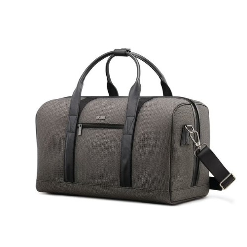 Hartmann Herringbone Dlx Weekend Duffel Black Herringbone